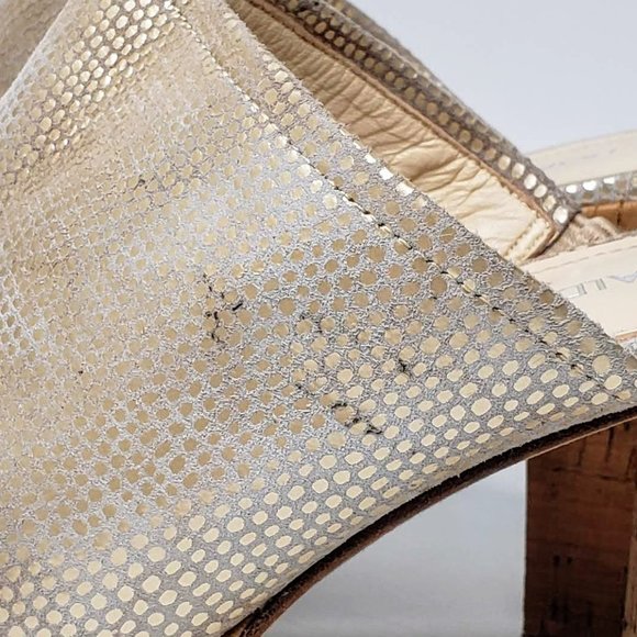 Donald J Pliner Snake Skin Leather Slip On Heels 6M - Picture 9 of 9